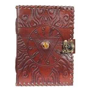 Evil Eye Leather Journal - NEW - Picture 1 of 1