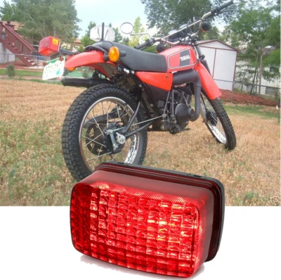 Luz de freio traseira LED de corrida para Yamaha TT500 TY250 TT250 IT250 MX175 IT400 MX100 - Imagem 1 de 4