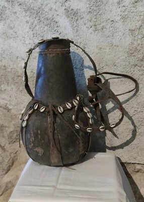 Ancienne gourde Masai - Photo 1/4