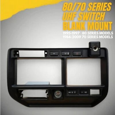 80 79 75 73 Series Landcruiser GME UNIDEN UHF Handheld Switch Blank Mount - Image 1 of 4