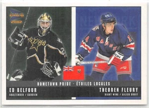 2001-02 McDonald's Pacific Hometown Pride #6 Ed Belfour/Theo Fleury - Picture 1 of 2