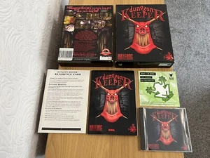 Bullfrog Dungeon Keeper PC CD-ROM Game - Boxed Working -👽👾Retro Gift Idea👾👽 - Photo 1/24