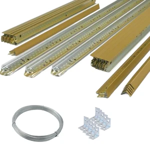 10m2 Golden GOLD Suspended Ceiling Grid System 600mm x 600mm x 24mm GRID ONLY - Picture 1 of 5