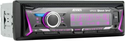 Jensen MPR2121 Single DIN Bluetooth Mechless Car Stereo In-Dash Media Receiver - Image 1 of 4