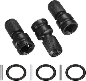 3 pieces 1/2 "square to 1/4" hexagon socket wrench adapter, - Picture 1 of 5