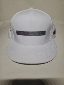 Robin Ruth White  Miami Logo Front & Side Hat- Snapback  - Picture 1 of 8