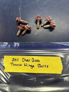 OEM 2009 2010 2011 Chevrolet Aveo Trunk Lid Hinges Bolts - Picture 1 of 1