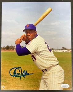 Cleon Jones Signed 8X10 New York Mets Baseball Photo JSA Cert - Picture 1 of 5