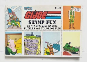 Vintage 1984 G.I. Joe Stamp Fun Marvel Book Stamps Heroes Stickers Unused NOS - Picture 1 of 12