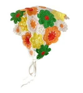 Crochet Floral Headbands for Women Bandana Head Kerchief Knitted Hair Scarf M... - Picture 1 of 7