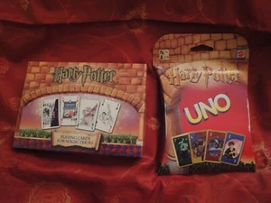 HARRY POTTER UNO von MATTEL 2001 Neuwertig + PLAYING CARDS FOR MAGIC TRICKS !!! - Bild 1 von 7
