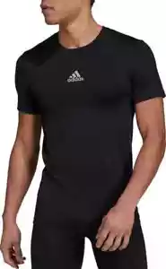 Adidas Techfit Short Sleeve Compression Shirt Black Size Medium GU4906 - Picture 1 of 3