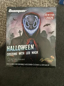 Halloween Mask LED Light up for Adults Kids Unique Neon Glow Masks Cosplay Blue - Picture 1 of 3
