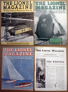 4 ISSUES ORIGINAL 1935 "THE LIONEL MAGAZINE" MODEL RAILROADS - Picture 1 of 5