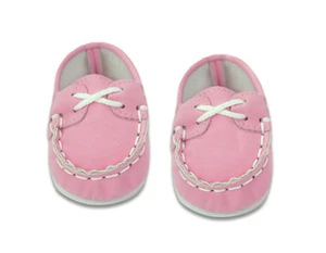 Pink Boat Shoes Fits 18 inch American Girl Dolls - Picture 1 of 1