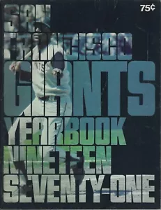 1971 San Francisco Giants Yearbook - Mays McCovey Marichal Perry HOF - Picture 1 of 6