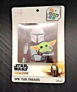 Star Wars Mandalorian Baby Yoda 5PK Tub Tiles NIB - Picture 1 of 1