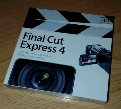 Apple Final Cut Express 4 Retail DVD iMac Mac Pro mini MacBook Pro Air Xserve - Bild 1 von 4