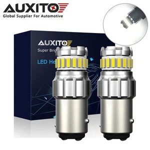 2x 6500K White 1157 Bay15d 23-SMD LED Car Stop Truck Tail Brake Light Bulb 12v - Bild 1 von 11
