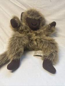 Folkmanis Long Tail Affe Handpuppe Spielzeug 10 Zoll Plüsch braun Ganzkörper selten - Bild 1 von 5