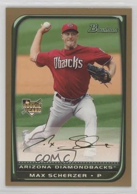 Bowman Draft Gold Max Scherzer 2008 #BDP33 novato radiocontrol Foto 1 de 2