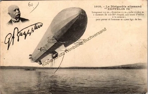 Postkarte mit AutogrammFerdinand Graf Zeppelin Zeppelin, Ferdinand Graf von : - Picture 1 of 2