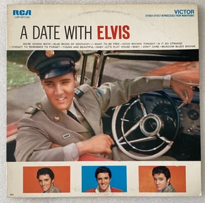 ELVIS PRESLEY: A Date With Elvis LSP-2011(e) 70s Reissue LP VG Vinyl Record - Picture 1 of 6