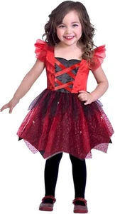 amscan - Girls Little Devil Cutie (Kids Fancy Dress Costume) Age: 3-4 - Picture 1 of 1