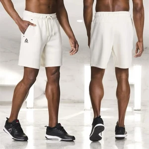 New Reebok Mens Credential Knit Short Silver Birch 2XL Phone Pocket NWT - Picture 1 of 5