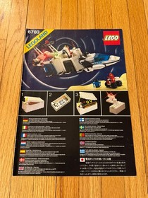 Lego Space Sonar Transmitting Cruiser (6783) Instruction Booklet Only