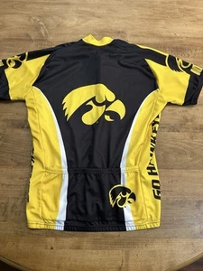 Iowa Hawkeyes Adult Large Cycling Shirt Jersey Adrenaline - Picture 1 of 5