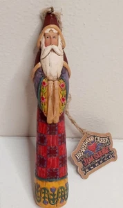 Jim Shore Heartwood Creek 2004 Santa Ornament Red Sunburst Tulip 6" - Bild 1 von 12