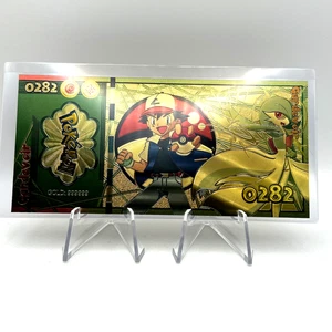Gardevoir - 24k Gold Foil Banknote - PREMIUM Pokemon Sammelschein + Hülle! - Bild 1 von 2