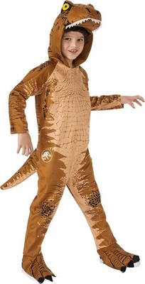 T. Rex Jurassic World Tyrannosaurus Dinosaurio Vestido Elegante Halloween Niño Disfraz Foto 1 de 2