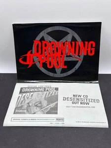 2 Drowning Pool Desensitized Promo Sticker Original Promotional 2004 Wind Up - Picture 1 of 2