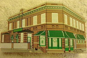 Granpa's Place in Glenview IL. by Cats Meow Village Colletibles, made of wood - Picture 1 of 2