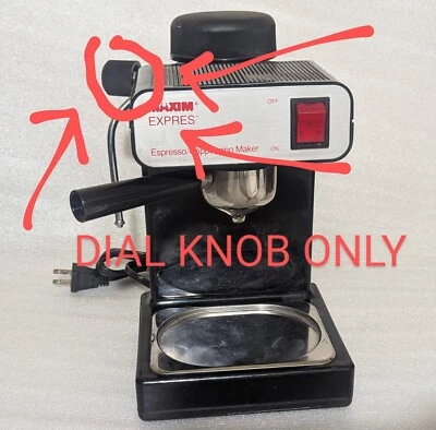 Máquina de café espresso capuchino Maxim Express EX-102 con perilla de control de dial Foto 1 de 3
