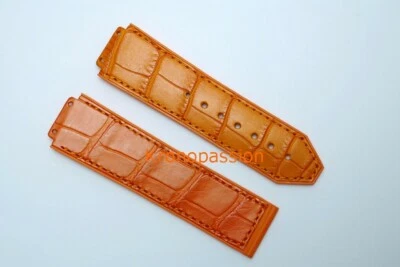 Hublot Orange Alligator Strap for Big Bang Fusion 41mm OEM New ! - Image 1 of 4