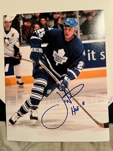 Joe Nieuwendyk - TORONTO MAPLE LEAFS "HOF 11" Autographed Signed 8x10 Photo - Picture 1 of 1