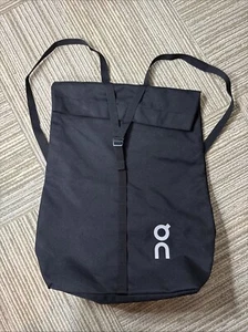 On Cloud Black Unisex Running Ambassador Pack Tote Bag Backpack  - Picture 1 of 7