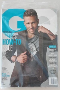 GQ Magazine October 2015 - RYAN REYNOLDS Cover EASY TO FOLLOW HOW TO ISSUE - Picture 1 of 1
