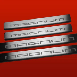 PORSCHE CAYENNE 957 Plaques de seuil de porte MAGNUM  Acier inoxydable 304 fini  - Imagen 1 de 5