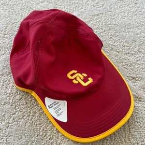 Nike USC Trojans Sideline Spring Practice Authentic Team Issued Cardinal Hat - Picture 1 of 5