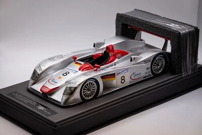 Modellino Auto TopMarques Audi R8 #8 Winner 24h Le Mans 2000 1/18 TOP106A - Immagine 1 di 4