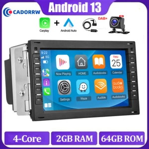 DAB+7"Android 13 Autoradio Caplay GPS Für VW Polo 9N Golf Jetta MK4 Passat B5 T5 - Bild 1 von 20