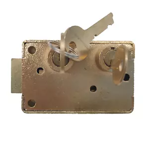 Cerradura de depósito segura de fácil instalación 3 llaves de alta seguridad para cajas fuertes de banco, hogar y oficina - Imagen 1 de 8