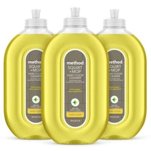 Method Squirt & Mop Hard Floor Cleaner - Lemon Ginger - 25 Fl Oz (Pack of 3) - Picture 1 of 4