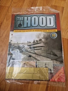 ISSUE 35 HACHETTE BUILD THE HMS HOOD MODEL SHIP 1/200 WW2 BATTLE CRUISER - Picture 1 of 2
