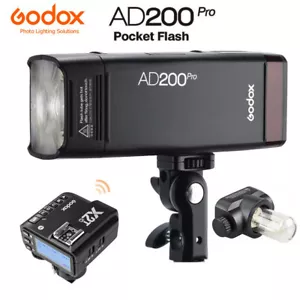 Godox AD200Pro Outdoor Flash Light TTL 2.4G 1/8000 Pocket Speedlite + X2 Trigger - Bild 1 von 16