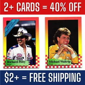1989 NASCAR Maxx Race Car Trading Cards / You Pick / EX-MT - Picture 1 of 63